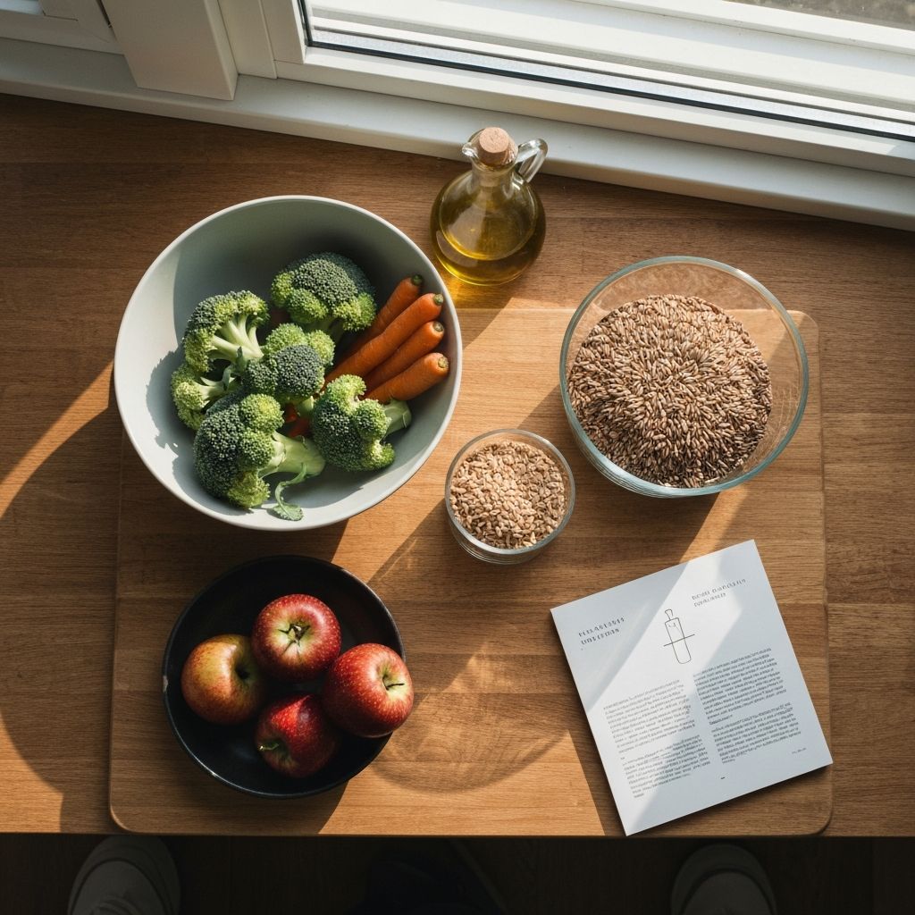 Everyday meal preparation with natural ingredients